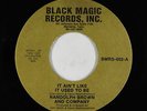 70s Soul 45 - Randolph Brown - It Ain't Like It Used To Be - Black Magic - mp3