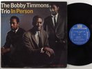 BOBBY TIMMONS TRIO In Person RIVERSIDE LP VG+ mono