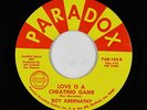 Deep Soul 45 - Roy Abernathy - Love Is A Cheating Game - Paradox - VG+ obscure