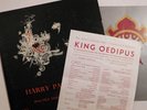 HARRY PARTCH Plektra Gate 5 LP AND flyer and program for King Oedipus 1952