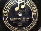 W.C HANDY’S ORCHESTRA - ‘OLE MISS RAG/ THE HOOKING COW BLUES’ HISTORIC 1917 78