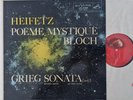 NM Heifetz / Bloch:Poeme Myst / Grieg: Violin Shaded Dog RCA LM-2089 