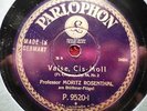 1929 MORIZ ROSENTHAL Piano Berlin Parlophone Chopin Waltz C# Minor - E Minor 78