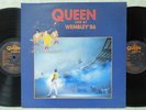 QUEEN LIVE AT WEMBLEY '86 1992 2LP PICTURE W/IN W/Big Size Poster G/F Promo