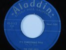 Doo Wop R&B 45 FIVE KEYS It's Christmas Time ALADDIN HEAR