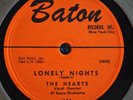 78 RPM RECORD BY THE HEARTS-LONELY NIGHTS / OO-WEE