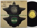 MILES DAVIS ALL STARS Walkin' PRESTIGE LP mono w. 50th