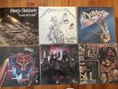 Metallica Black Sabbath Van Halen Judas Priest Dokken Motley Cru/ Metal 6 Lp Lot