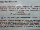 Janet Jackson 3xCasete janet 27track EMI/ Control 1986 A&M Colombia Collector