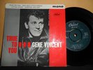 GENE VINCENT.TRUE TO YOU.RARE CAPITOL 4 TRACK EP.7