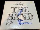 The Band GROUP Autographed BEST OF Album LP ROBBIE ROBERTSON LEVON HELM