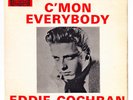 EP EDDIE COCHRAN - C'MON EVERYBODY (UK EP 60'S ROCK'N'ROLL)