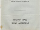 Alan Price Set The Colston Hall, Bristol Hiring Agreement 4/6/68