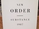 NEW ORDER SUBSTANCE 2 LP EMBOSSED INSERT ORDER FORM 832 616-1 SYNTH POP EX