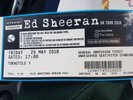 1x Ed Sheeran standing ticket Friday 25th May Etihad Stadium Manchester