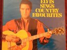 ELVIS PRESLEY,SINGS COUNTRY FAVOURITES,VINTAGE LP 33,ALBUM.EXCELLENT CONDITION.