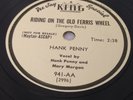 Vtg 78 RPM Vinyl Record Rockabilly Swing Country Promo Hank Penny & Mary Morgan