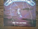 METALLICA RIDE THE LIGHTNING LP LIVING ESTATE SALE  