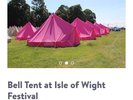ISLE OF WIGHT FESTIVAL TICKETS 2018 PINK MOON BELL TENT CAMP SITE TICKETS