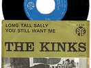 THE KINKS 7'' - Long tall Sally, rare Sweden -66, PS