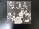 S.O.A. DISCHORD RECORDS #2 NO POLICY E.P. w/INSERT GREEN VINYL 7