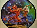 IRON MAIDEN: Run To The Hills / Total Eclipse 45 (UK, Pic Disc, PVC Sleeve)