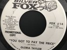 Demo - Gloria Taylor - You Got To Pay The Price