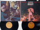 NEIL YOUNG LIVE RUST REPRISE P-5575,6R Japan VINYL 2LP