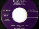 HARPTONES 45 Since I Fell for You/Oobidee-Oobidee-Oo BRUCE doo wop VG++ kz343