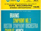 RCA 2-TRACK REEL-TO-REEL TAPE FCS-14: BRAHMS - SYMPHONY #2 / MUNCH / BOSTON SYM