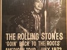 33 RPM The Rolling Stones Goin’ Back to the Roots American Tour Record July 1972