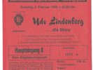 Udo Lindenberg   In Concert 1992    Ticket / Konzertkarte / Eintrittskarte