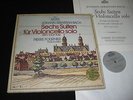 FOURNIER: BACH SIX SUITES FOR CELLO SOLO COMPLETE 3LP ARCHIV GERMANY MINT