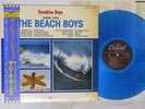 BEACH BOYS SUNSHINE DAYS SURFIN' WITH CAPITOL ECS-81576 Japan OBI CLEAR BLUE LP