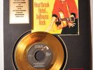 Elvis Presley 24KT Gold Plated Record Million Seller Heartbreak Hotel