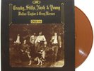CROSBY STILL NASH & YOUNG Deja Vu 1978 DUTCH ORG Brown Vinyl LP Minty  CSNY