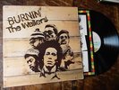 BOB MARLEY WAILERS LP- REGGAE BURNIN'-SMAS 9338-PINK ISLAND GTFD- VG++STERLING