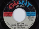 Northern Soul 45 JO ARMSTEAD I Feel An Urge Coming On GIANT HEAR