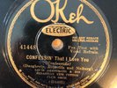 Okeh 41448 Louis Armstrong Orch CONFESSIN' -1930 78 rpm EE- A-1