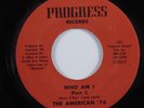Funk Breaks 45 AMERICAN '76 Who Am I PROGRESS HEAR