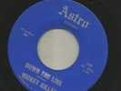 ROCKABILLY bw/ TEEN- MICKEY GILLEY- DOWN THE LINE  -HEAR BOTH-- 1965 TEXAS ASTRO