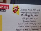 Rolling Stones 25th May - Standing - Golden Circle