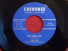 EARL REED Flat Foot Sam 45 rpm Cherokee 1958/1972 MARIANO REPRO Rockabilly