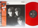 BEATLES WITH THE EMI/ODEON EAS-70131 Japan OBI MONO CLEAR RED VINYL VINYL LP