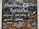 Bang Your Head  2017 Poster m. AUTOGRAMMEN von Bands VINCE NEIL, ROSE TATTOO..