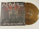 ALL OUT WAR Into The Killing Fields LP CLEAR GOLD/BLACK SMOKE VINYL 174 made NEW