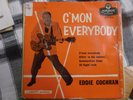 ROCKABILLY EDDIE COCHRAN-C`MON EVERYBODY E.P.-20 FLIGHT ROCK,+ 3 MORE-ORIGINAL