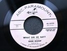 Eddie Bishop Call Me / What Did He Say ABC Demo 45-10799 Northern Soul Crossover