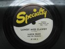 Lloyd Price Lawdy Miss Clawdy / Mailman Blues (see pics) *Specialty 10