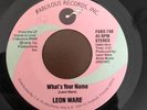 MODERN SOUL NORTHERN SOUL - LEON WARE - WHAT'S YOUR NAME